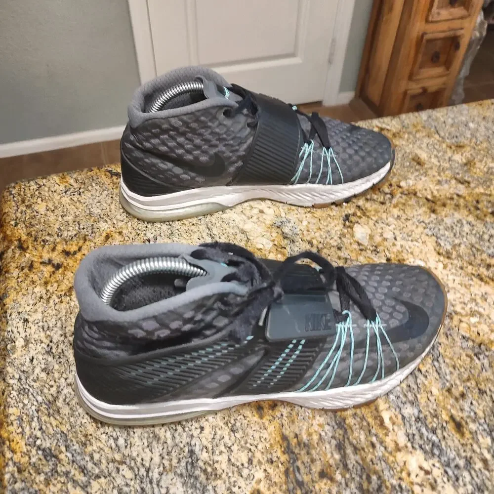 Nike Zoom Toranada Black,Turquoise Grey Athletic Shoes Size 9.5 Model 835657-003